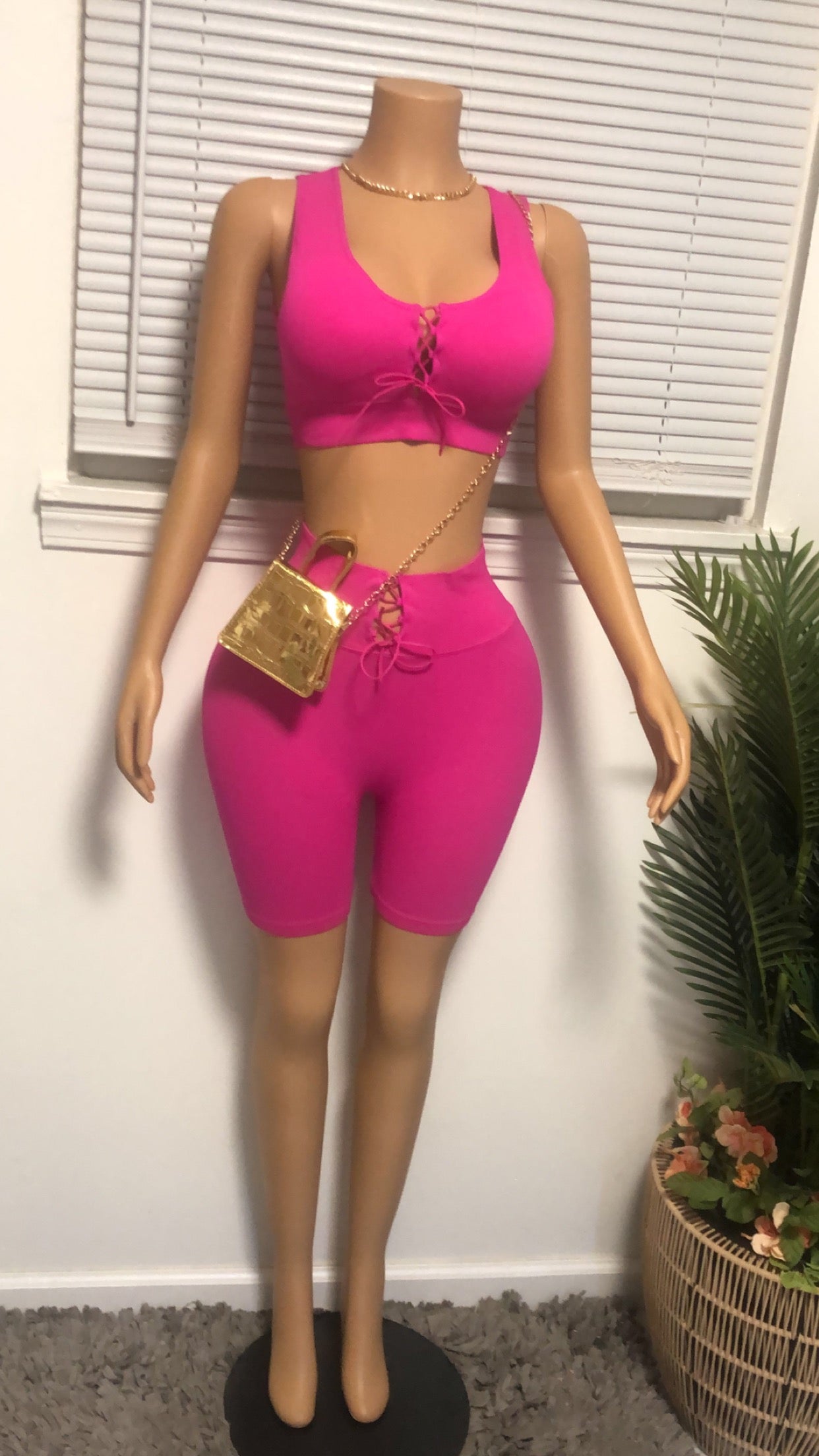 Nikola Criss Cross Set (pink)